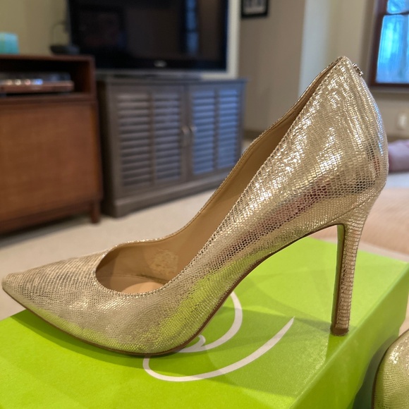Gold Sam Edelman Hazel pumps - Picture 3 of 5